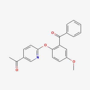 5-Acetyl-2-(2-benzoyl-4-methoxyphenoxy) pyridine