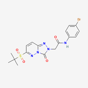 N-(4-bromophenyl)-2-[6-(tert-butylsulfonyl)-3-oxo[1,2,4]triazolo[4,3-b]pyridazin-2(3H)-yl]acetamide