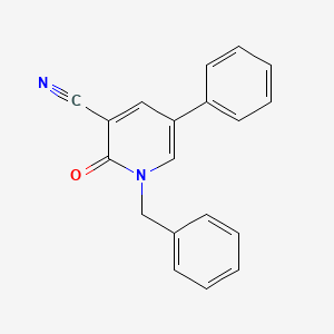 1-Benzyl-2-oxo-5-phenyl-1,2-dihydro-3-pyridinecarbonitrile