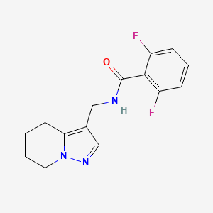 2,6-difluoro-N-((4,5,6,7-tetrahydropyrazolo[1,5-a]pyridin-3-yl)methyl)benzamide