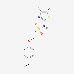 N-(4,5-dimethylthiazol-2-yl)-2-(4-ethylphenoxy)ethanesulfonamide