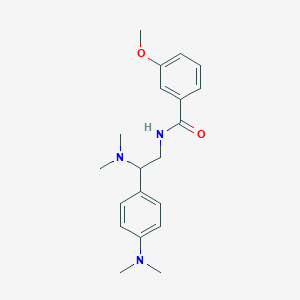 N-(2-(dimethylamino)-2-(4-(dimethylamino)phenyl)ethyl)-3-methoxybenzamide