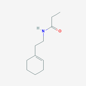 N-[2-(1-cyclohexen-1-yl)ethyl]propanamide