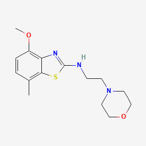 4-methoxy-7-methyl-N-(2-morpholinoethyl)benzo[d]thiazol-2-amine