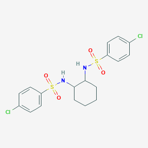 4-chloro-N-(2-{[(4-chlorophenyl)sulfonyl]amino}cyclohexyl)benzenesulfonamide