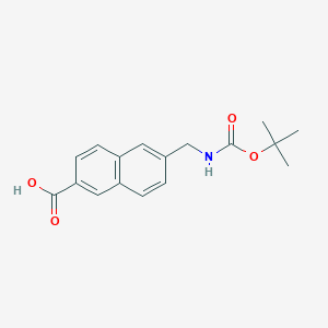 6-(((tert-Butoxycarbonyl)amino)methyl)-2-naphthoic acid
