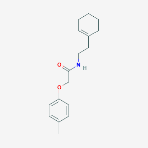 molecular formula C17H23NO2 B262776 N-(2-cyclohex-1-en-1-ylethyl)-2-(4-methylphenoxy)acetamide 