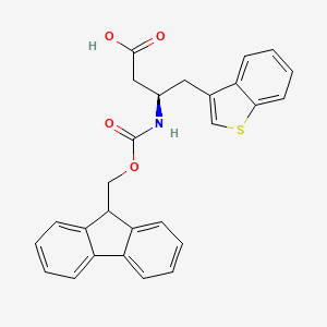 (R)-3-((((9H-Fluoren-9-yl)methoxy)carbonyl)amino)-4-(benzo[b]thiophen-3-yl)butanoic acid