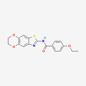 N-(6,7-dihydro-[1,4]dioxino[2,3-f][1,3]benzothiazol-2-yl)-4-ethoxybenzamide