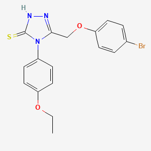 5-(4-bromophenoxymethyl)-4-(4-ethoxyphenyl)-4H-1,2,4-triazole-3-thiol