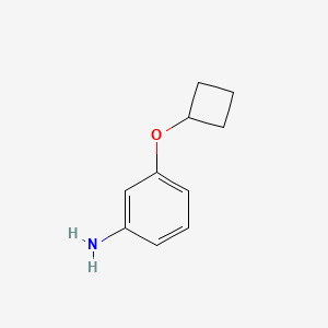 molecular formula C10H13NO B2627792 3-Cyclobutoxyaniline CAS No. 853200-97-2