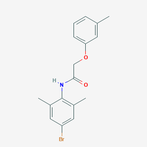 molecular formula C17H18BrNO2 B262780 N-(4-bromo-2,6-dimethylphenyl)-2-(3-methylphenoxy)acetamide 