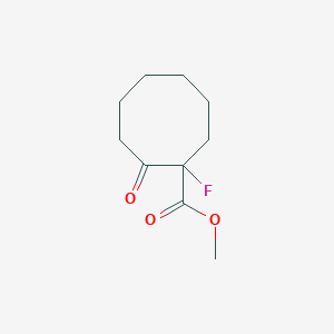 molecular formula C10H15FO3 B2627805 1-氟-2-氧代环辛烷-1-羧酸甲酯 CAS No. 1227407-71-7