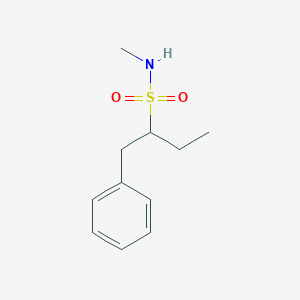 molecular formula C11H17NO2S B2627806 N-Methyl-1-phenylbutane-2-sulfonamide CAS No. 2138276-41-0