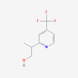 2-[4-(Trifluoromethyl)pyridin-2-yl]propan-1-ol