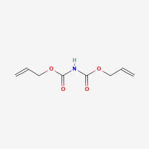 molecular formula C8H11NO4 B2627857 prop-2-en-1-yl N-[(prop-2-en-1-yloxy)carbonyl]carbamate CAS No. 129220-90-2