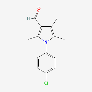 1-(4-chlorophenyl)-2,4,5-trimethyl-1H-pyrrole-3-carbaldehyde