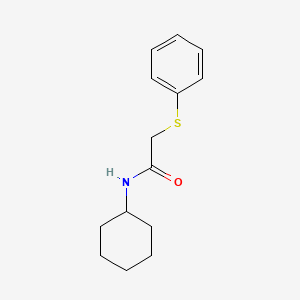 molecular formula C14H19NOS B2627921 N-cyclohexyl-2-(phenylsulfanyl)acetamide CAS No. 71433-02-8