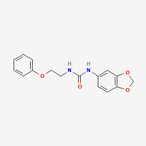 1-(Benzo[d][1,3]dioxol-5-yl)-3-(2-phenoxyethyl)urea