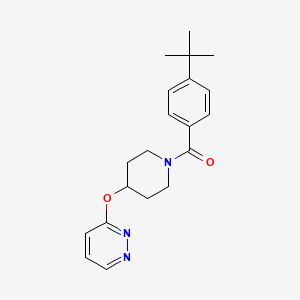 (4-(Tert-butyl)phenyl)(4-(pyridazin-3-yloxy)piperidin-1-yl)methanone