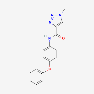 1-methyl-N-(4-phenoxyphenyl)-1H-1,2,3-triazole-4-carboxamide