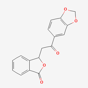 3-[2-(1,3-benzodioxol-5-yl)-2-oxoethyl]-2-benzofuran-1(3H)-one