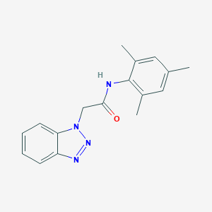 molecular formula C17H18N4O B262798 2-(1H-1,2,3-benzotriazol-1-yl)-N-mesitylacetamide 
