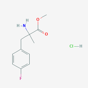 Methyl 2-amino-3-(4-fluorophenyl)-2-methylpropanoate hydrochloride