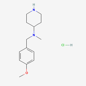 N-(4-Methoxybenzyl)-N-methylpiperidin-4-amine hydrochloride