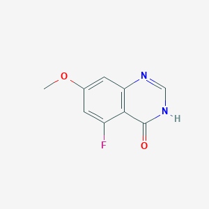 molecular formula C9H7FN2O2 B2628026 5-fluoro-7-methoxyquinazolin-4(3H)-one CAS No. 944742-29-4