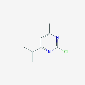 molecular formula C8H11ClN2 B2628052 2-Chloro-4-methyl-6-(propan-2-yl)pyrimidine CAS No. 1082658-26-1