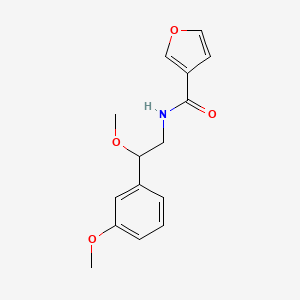 molecular formula C15H17NO4 B2628060 N-(2-methoxy-2-(3-methoxyphenyl)ethyl)furan-3-carboxamide CAS No. 1797557-94-8