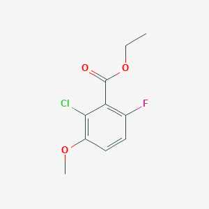 molecular formula C10H10ClFO3 B2628070 Ethyl 2-chloro-6-fluoro-3-methoxybenzoate CAS No. 1397199-44-8