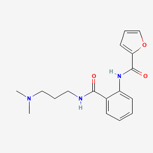 N-(2-{[3-(dimethylamino)propyl]carbamoyl}phenyl)furan-2-carboxamide