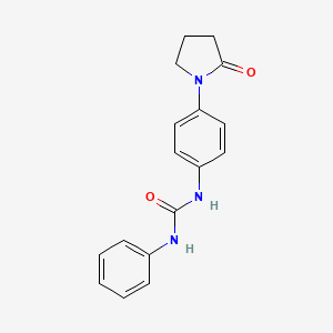 1-(4-(2-Oxopyrrolidin-1-yl)phenyl)-3-phenylurea