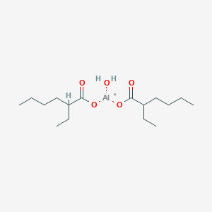 molecular formula C16H31AlO5 B026283 双(2-乙基己酸铝)羟基铝 CAS No. 30745-55-2