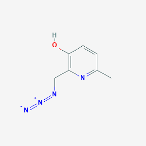 molecular formula C7H8N4O B2628312 2-(Azidomethyl)-6-methylpyridin-3-ol CAS No. 2225154-24-3