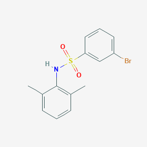 molecular formula C14H14BrNO2S B262834 3-bromo-N-(2,6-dimethylphenyl)benzenesulfonamide 