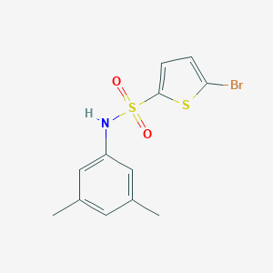 molecular formula C12H12BrNO2S2 B262837 5-bromo-N-(3,5-dimethylphenyl)-2-thiophenesulfonamide 