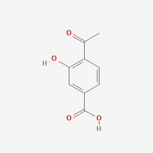 molecular formula C9H8O4 B2628396 4-乙酰基-3-羟基苯甲酸 CAS No. 102297-62-1