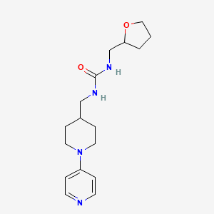 1-((1-(Pyridin-4-yl)piperidin-4-yl)methyl)-3-((tetrahydrofuran-2-yl)methyl)urea