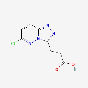 3-(6-Chloro[1,2,4]triazolo[4,3-b]pyridazin-3-yl)propanoic acid