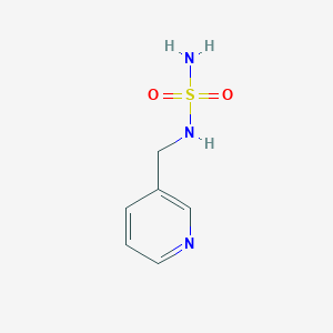 molecular formula C6H9N3O2S B2628444 N-(吡啶-3-基甲基)磺酰胺 CAS No. 1000933-31-2
