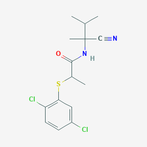N-(1-cyano-1,2-dimethylpropyl)-2-[(2,5-dichlorophenyl)sulfanyl]propanamide