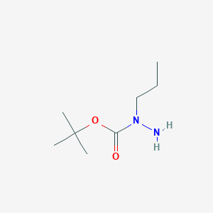 molecular formula C8H18N2O2 B2628487 N-propyl(tert-butoxy)carbohydrazide CAS No. 737001-67-1