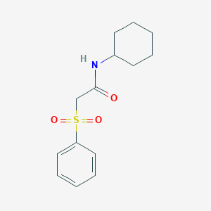 N-cyclohexyl-2-(phenylsulfonyl)acetamide