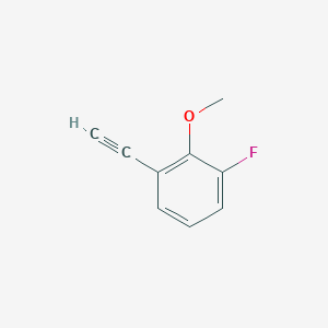 molecular formula C9H7FO B2628510 1-乙炔基-3-氟-2-甲氧基苯 CAS No. 1174572-35-0