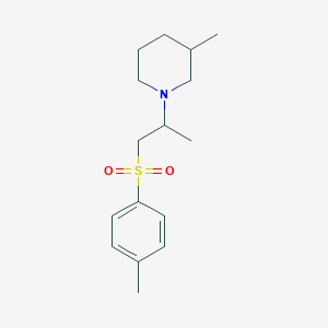 4-Methylphenyl 2-(3-methyl-1-piperidinyl)propyl sulfone