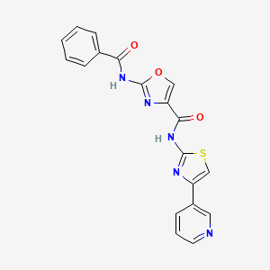 2-benzamido-N-(4-(pyridin-3-yl)thiazol-2-yl)oxazole-4-carboxamide