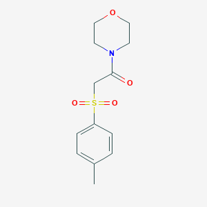 molecular formula C13H17NO4S B262857 1-Morpholino-2-tosylethanone 